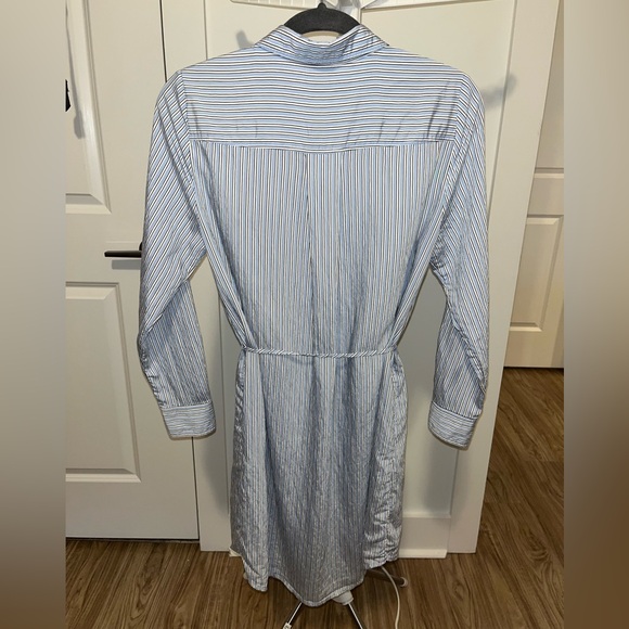 LOFT NWOT Petite Striped Pocket Shirtdress - Picture 5 of 10